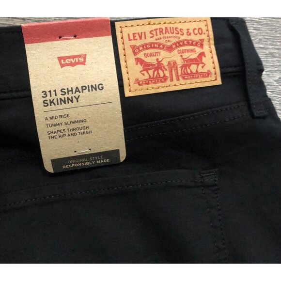 Levis 311 Womens Size 32 Shaping Skinny Stretch Pants New with Tags 32x30 - Picture 3 of 4